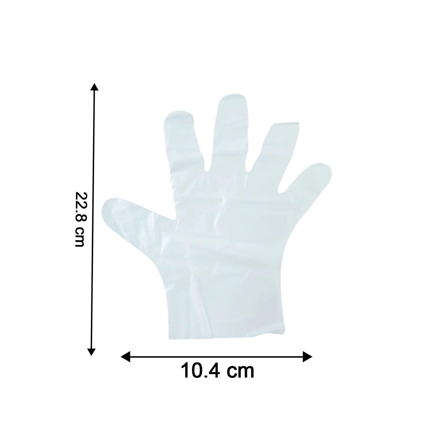 Disposable Plastic Hand Gloves Small Size 100 Pc - Image 6