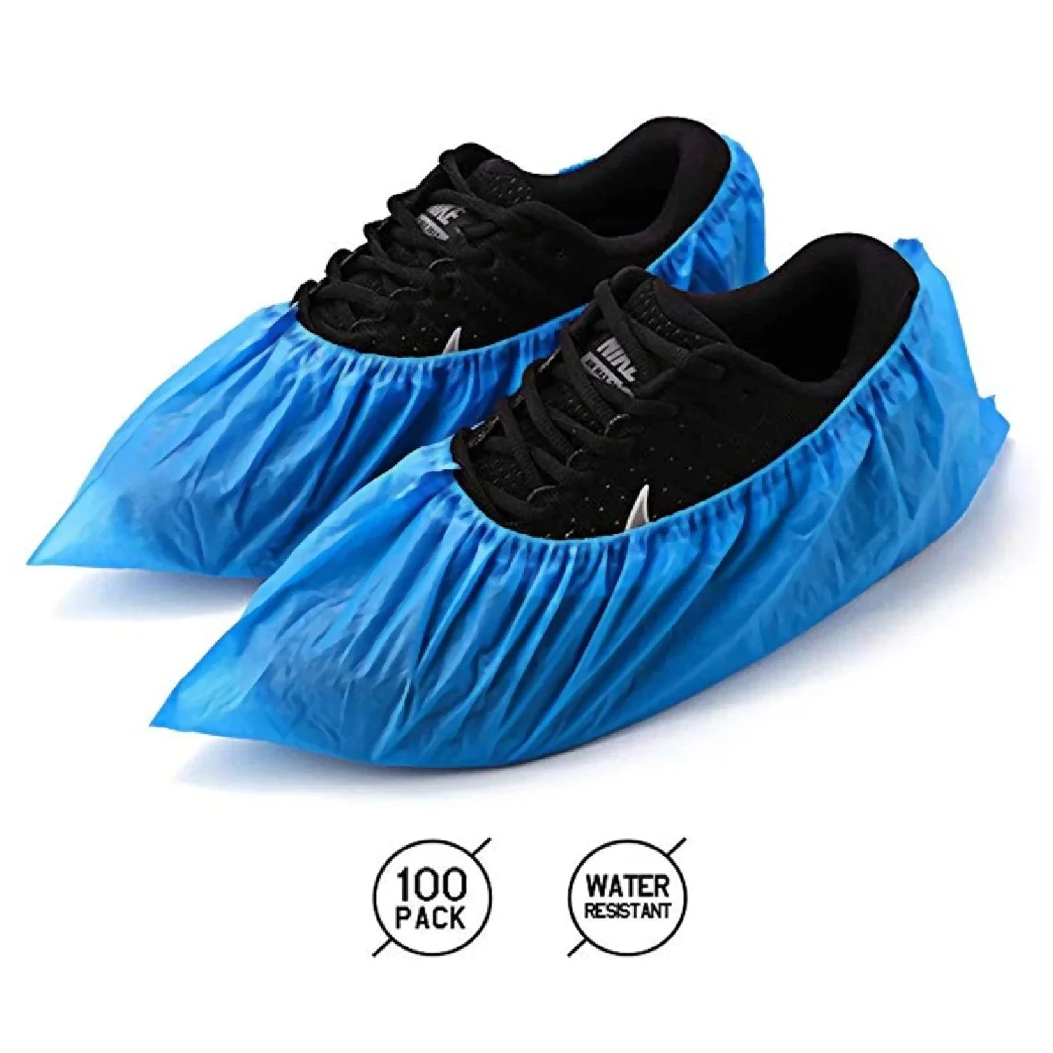 Type Plastic Elastic Top Disposable Shoe Cover for Rainy Season (50 Pairs) - Image 5