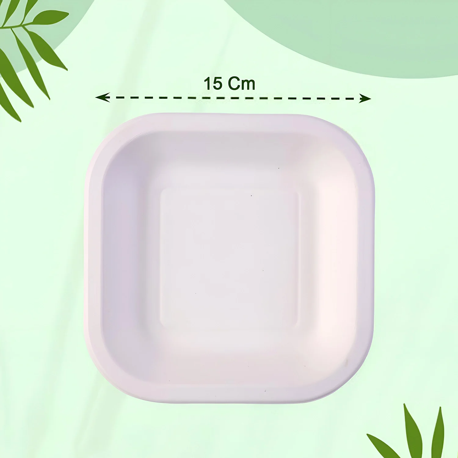 Disposable Square Food Serving Tray Set (10 Pc) - Image 6