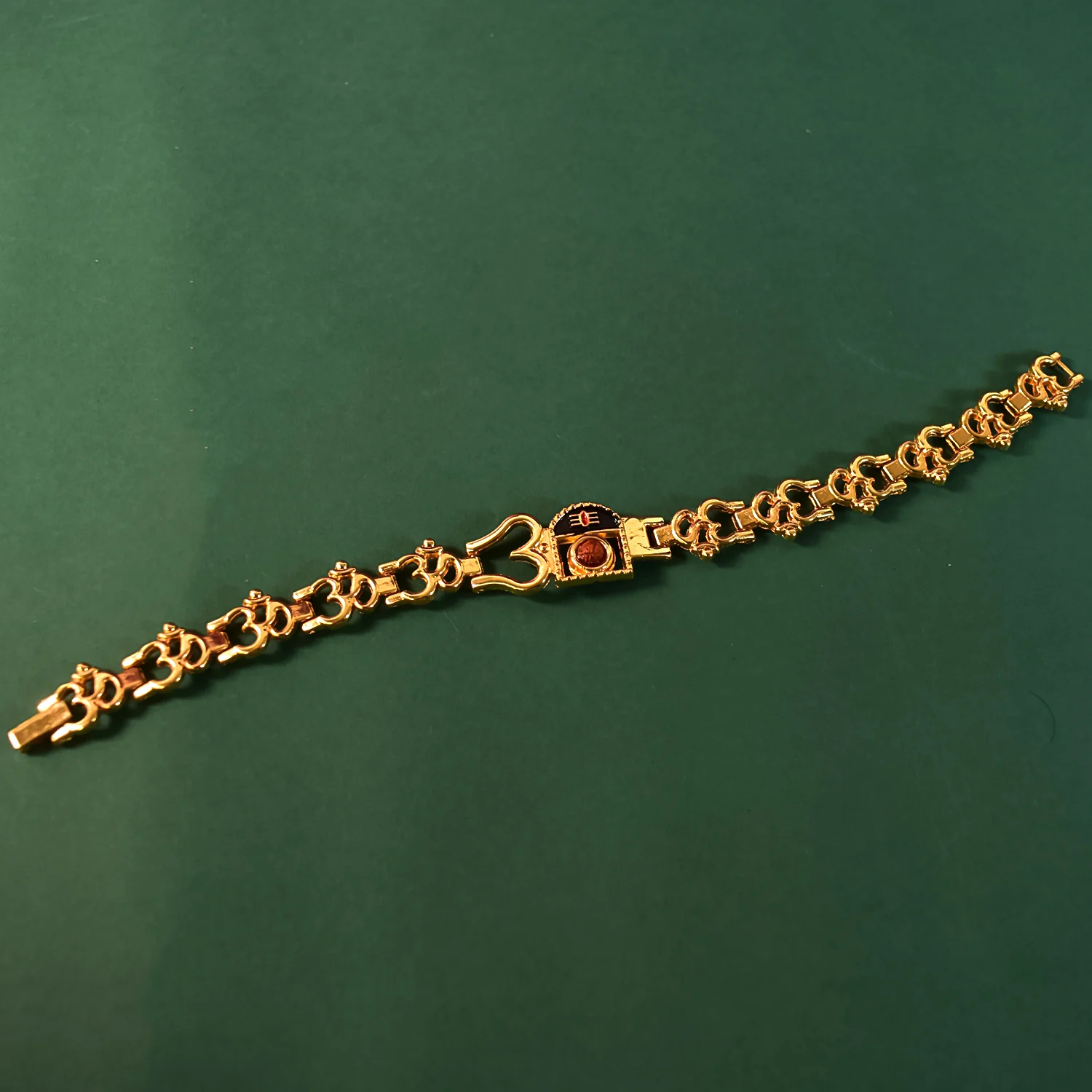 Divine Mahadev Damru, Rudraksha, Trishul & Om  Bracelet - Image 2