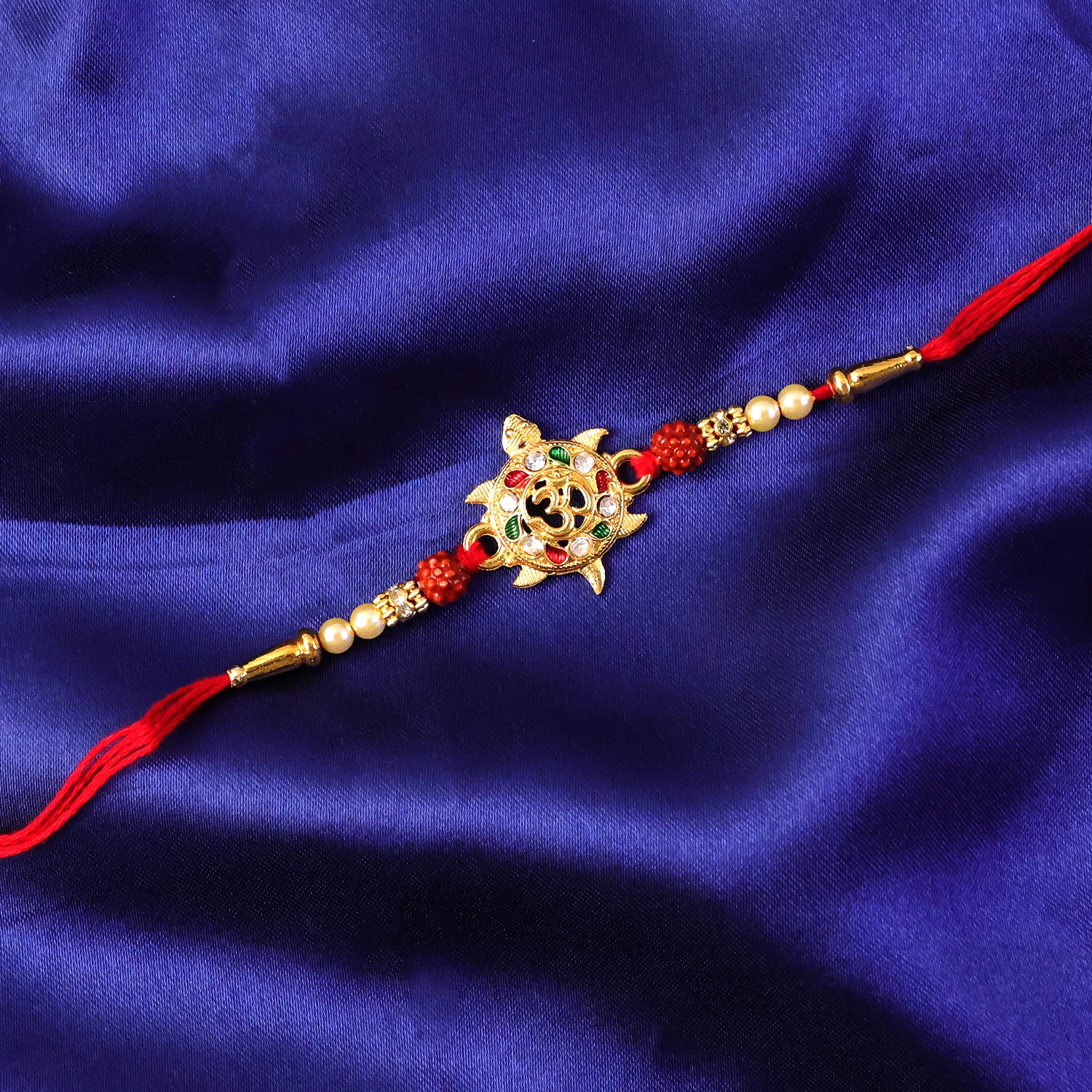 Divine Om Symbol Designer Rakhi (1 Pc) - Image 3