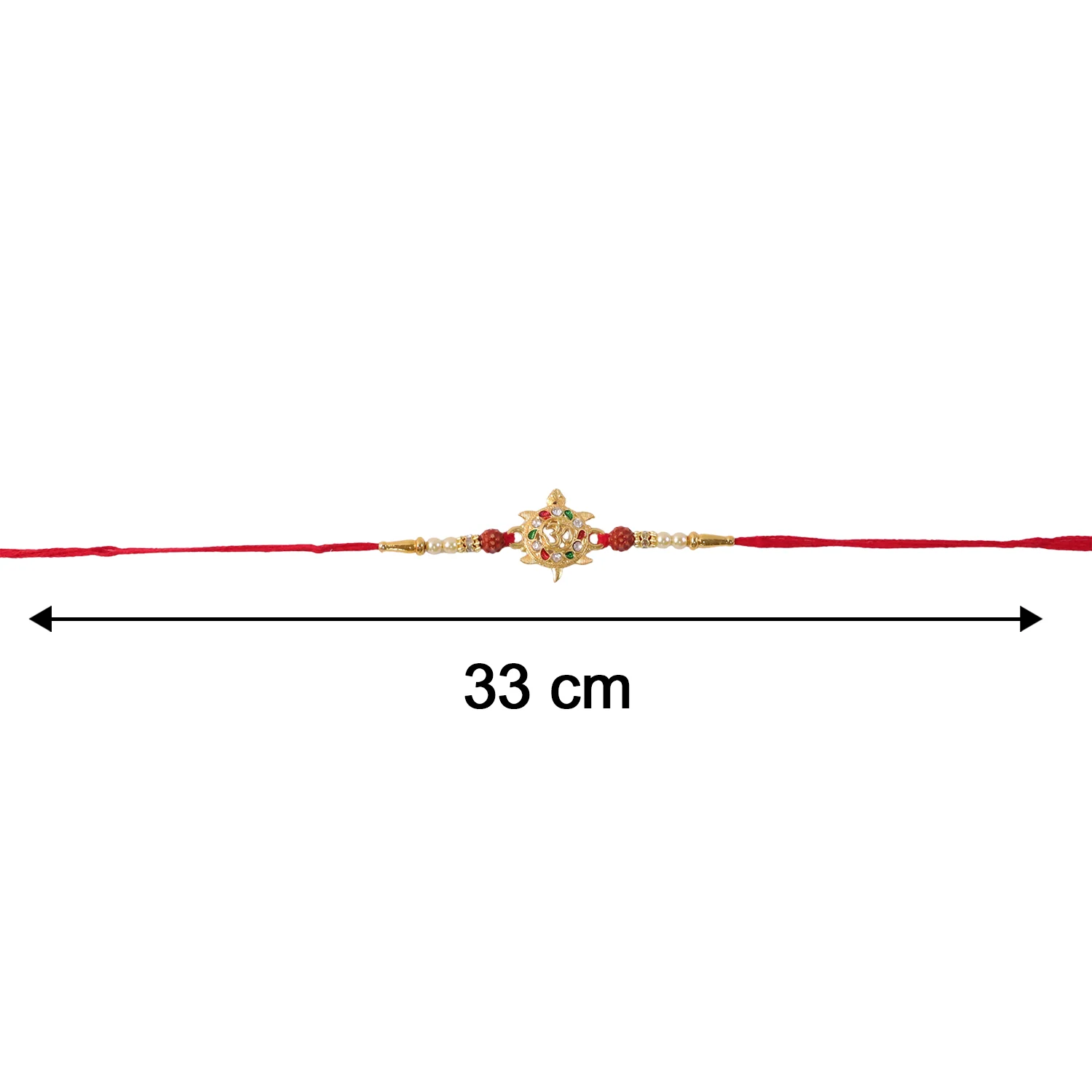 Divine Om Symbol Designer Rakhi (1 Pc) - Image 7