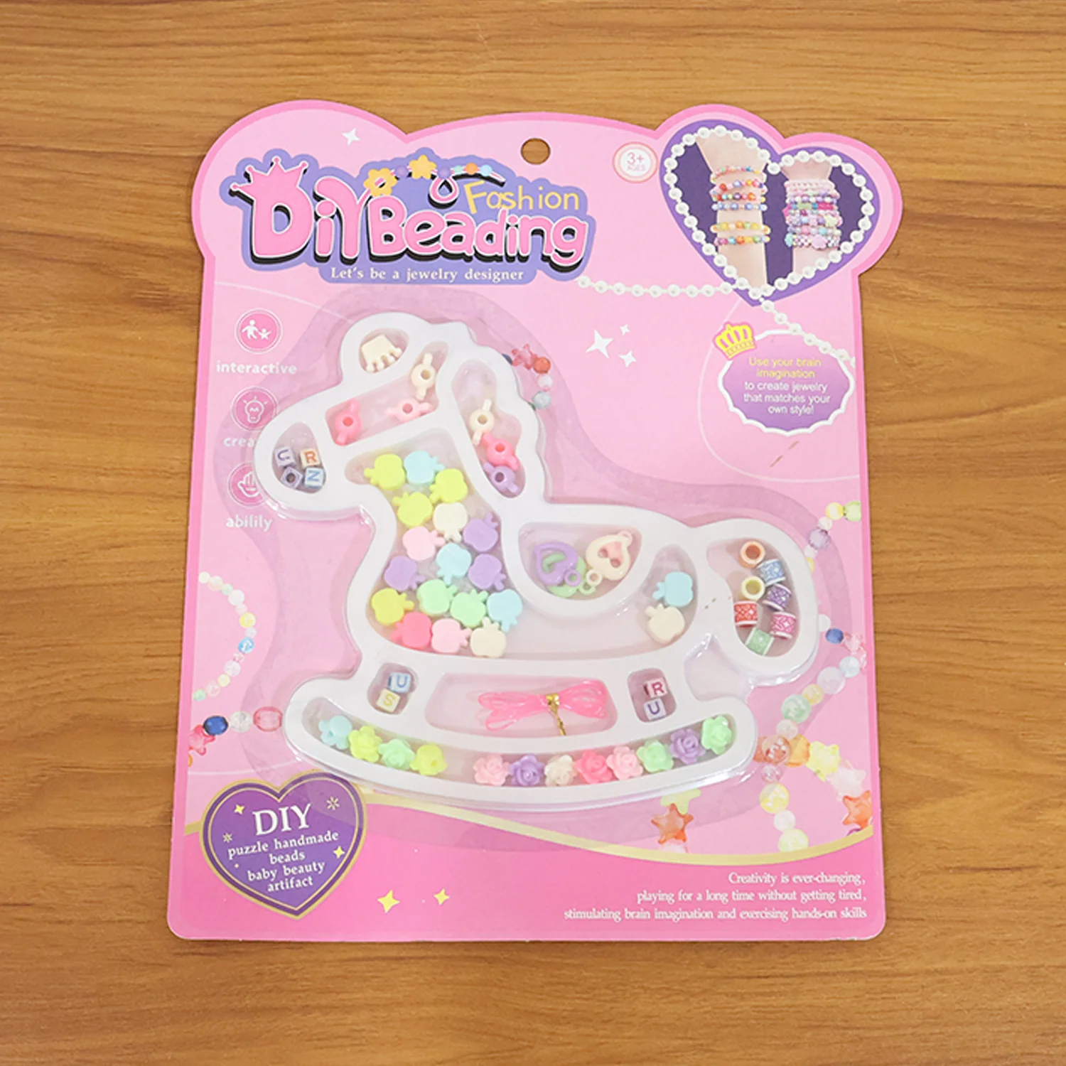 DIY Kids Creative Beads Jewellery Making Kit (1 Set) - Image 8