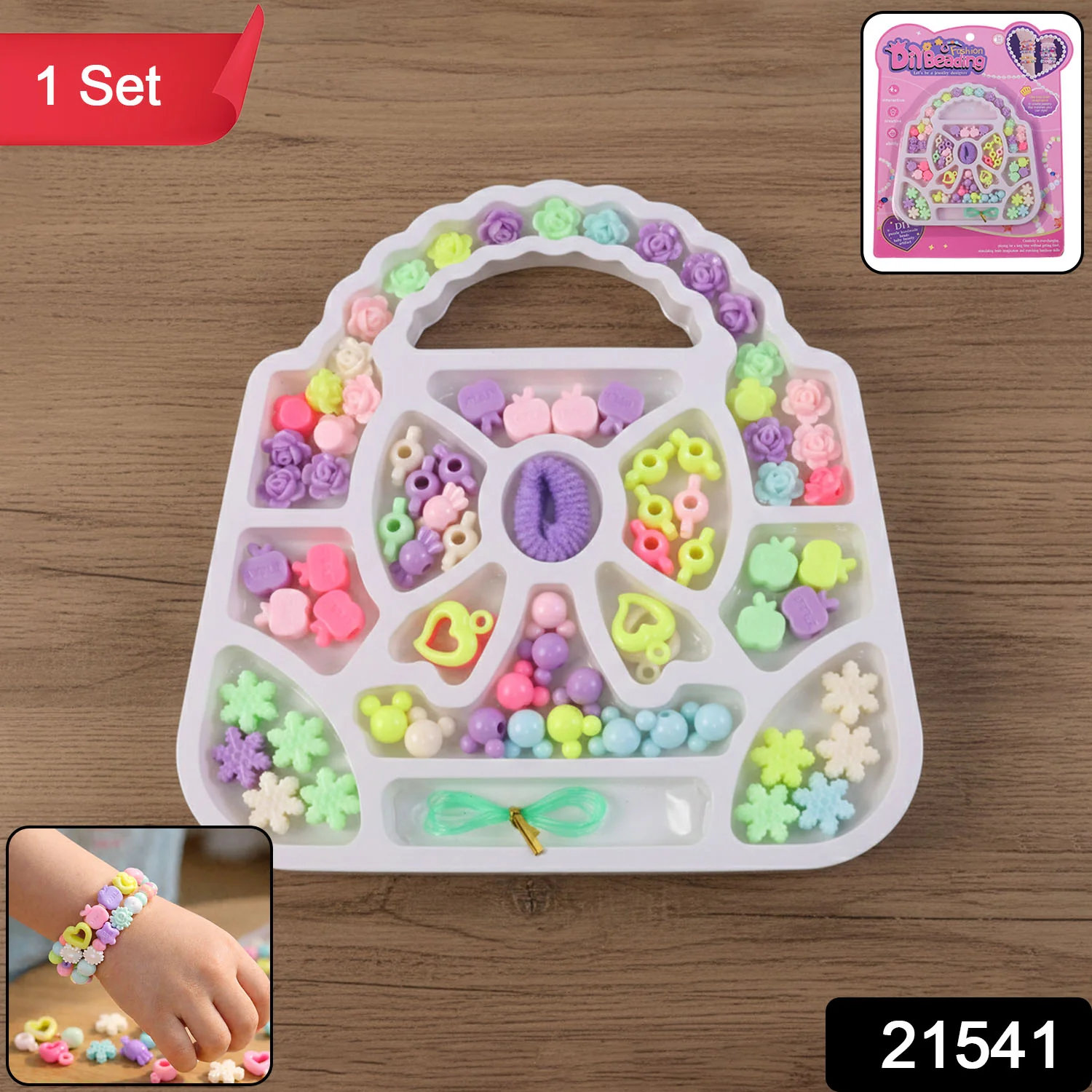 DIY Fashion Beading Jewellery Making Kit (1 Set) - Image 2