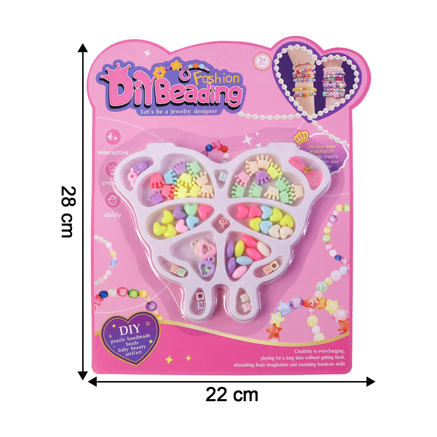 DIY Fashion Beading Jewellery Making Kit (1 Set) - Image 6