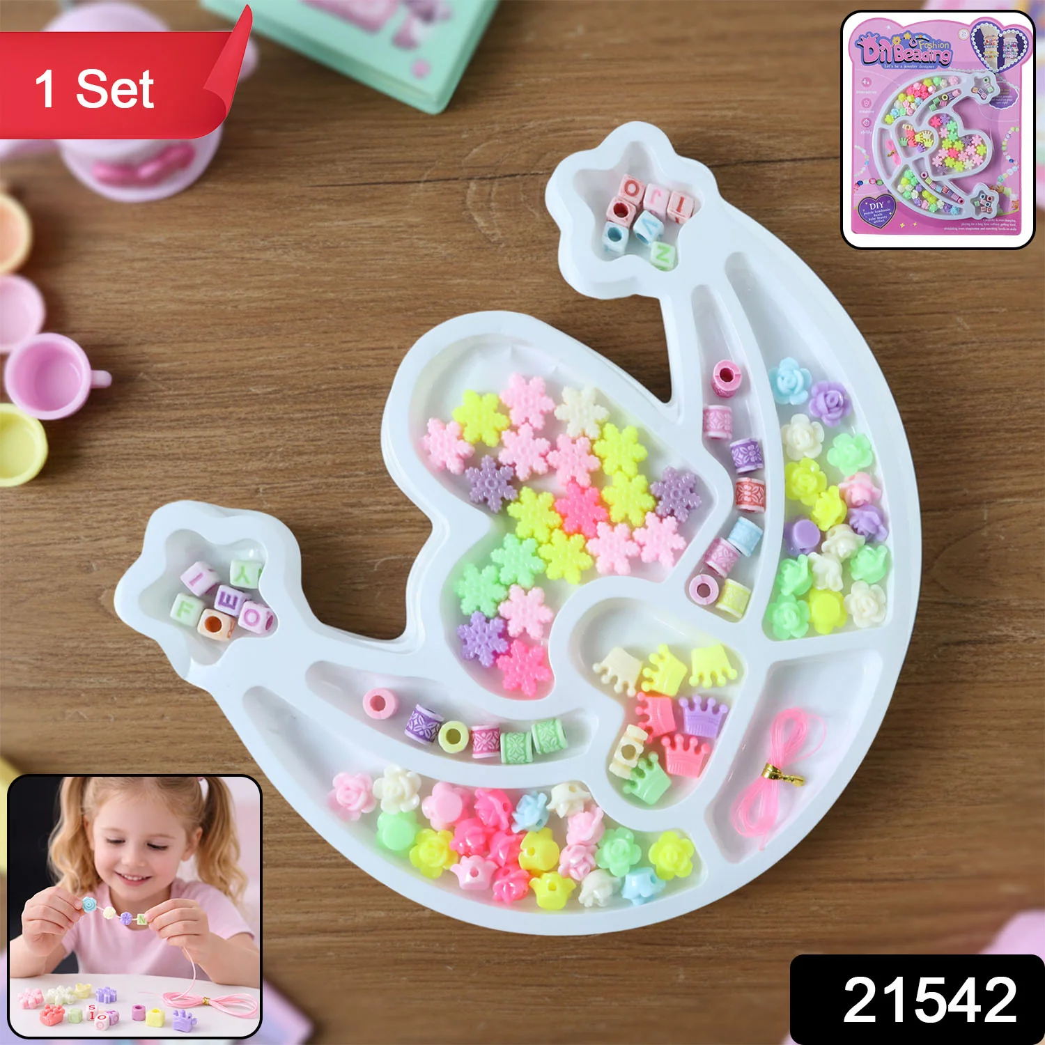 DIY Fashion Beading Jewellery Making Kit (1 Set) - Image 2