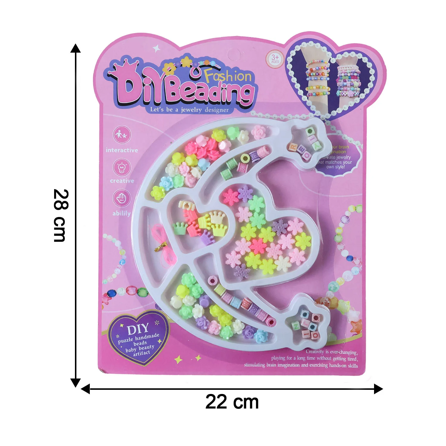 DIY Fashion Beading Jewellery Making Kit (1 Set) - Image 6