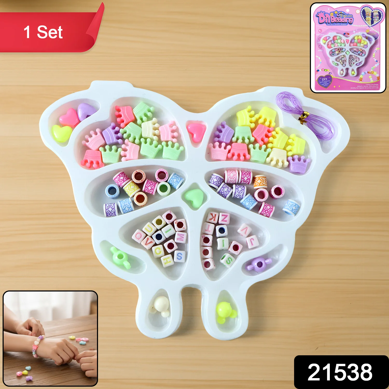 DIY Fashion Beading Jewellery Making Kit (1 Set) - Image 2