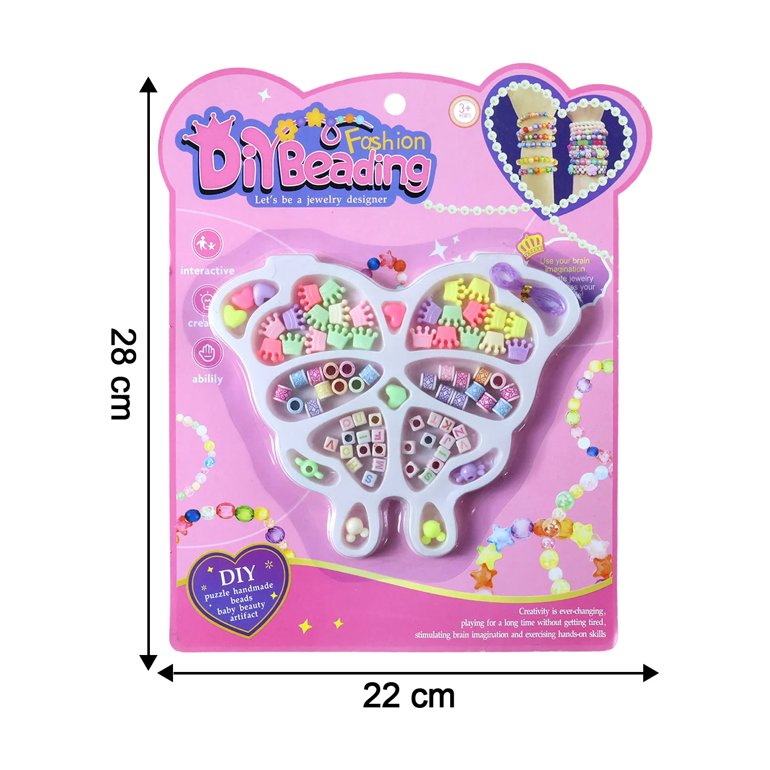 DIY Fashion Beading Jewellery Making Kit (1 Set) - Image 6