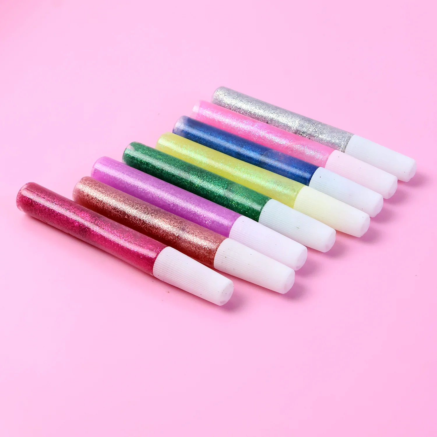 DIY Multi-Color Glitter Craft Glue Pen Set (10ML / 8 Pc) - Image 3