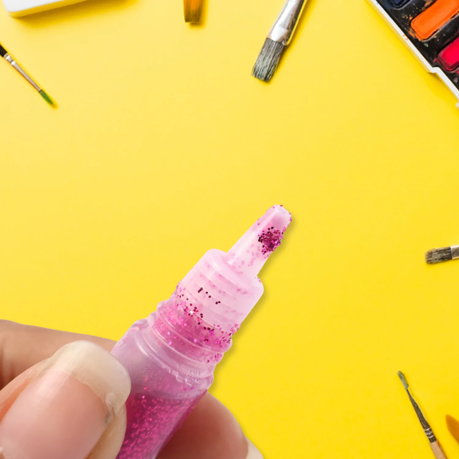 DIY Multi-Color Glitter Craft Glue Pen Set (10ML / 8 Pc) - Image 4