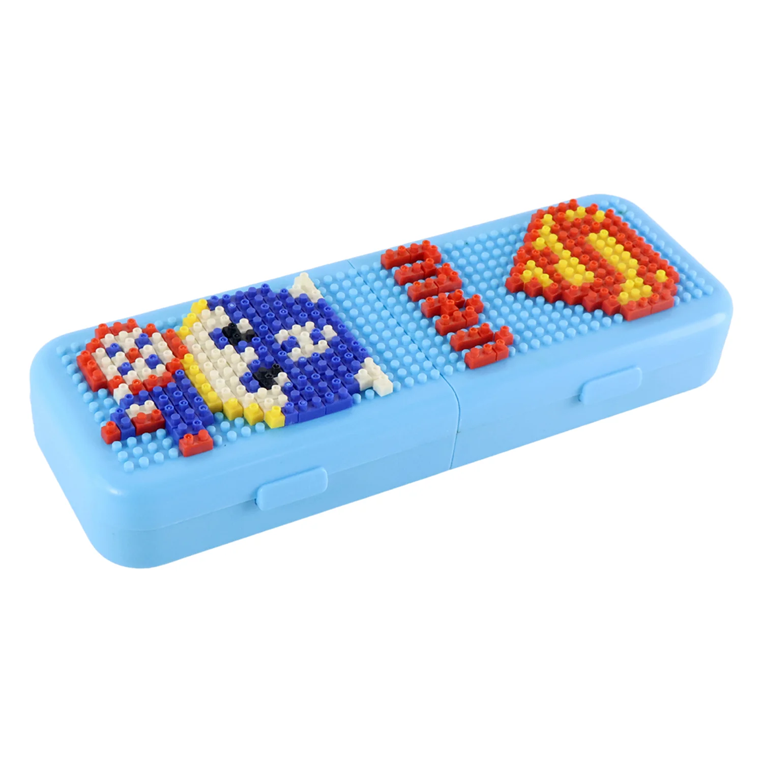 DIY Pixel Art Building Block Pencil Box (1 Set) - Image 5