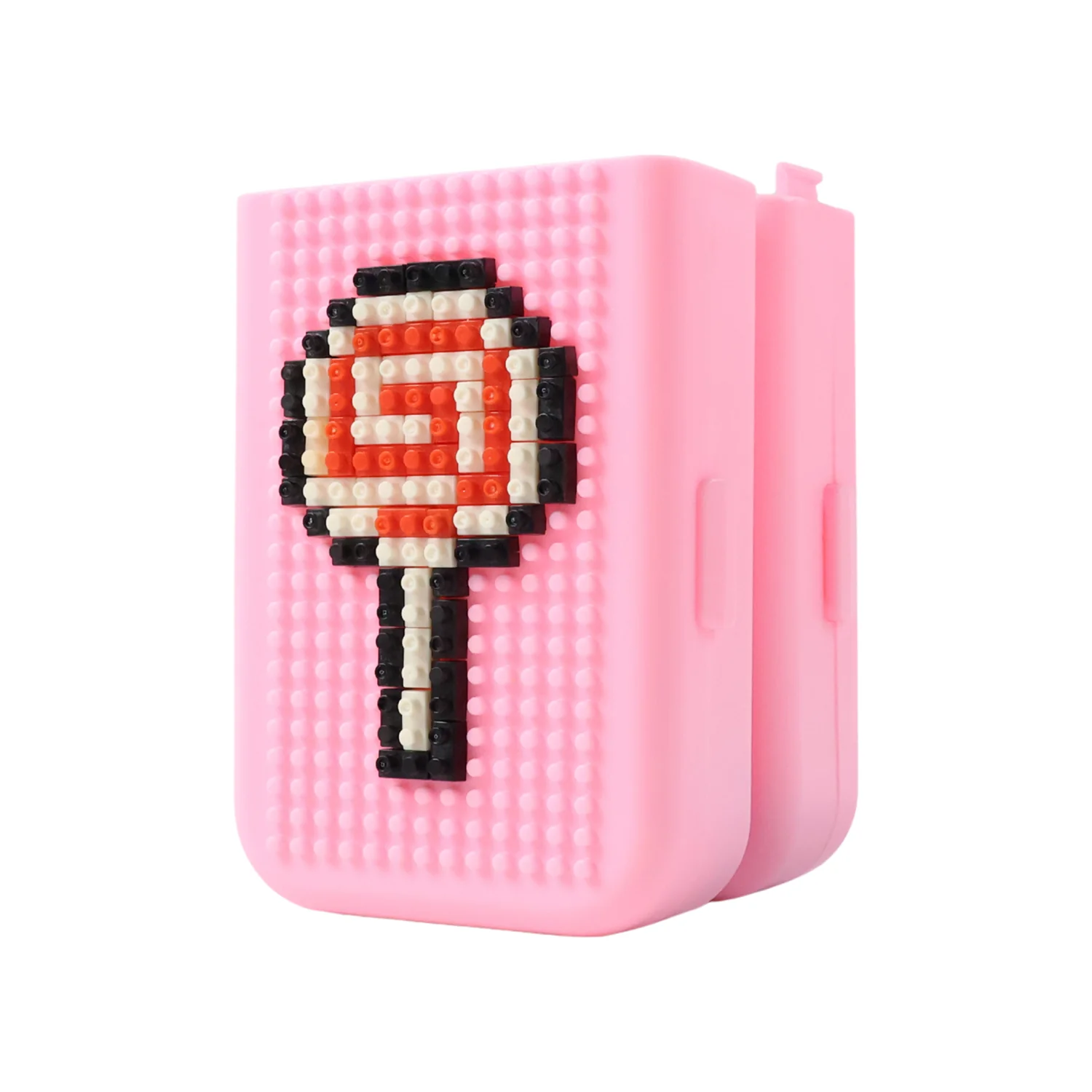 DIY Pixel Art Pencil Box with Building Blocks (1 Set) - Image 5