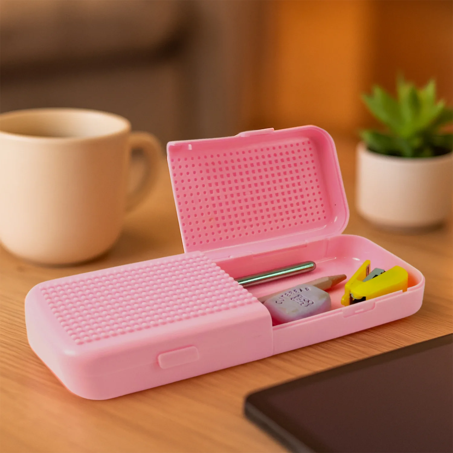 DIY Pixel Art Pencil Box with Building Blocks (1 Set) - Image 7
