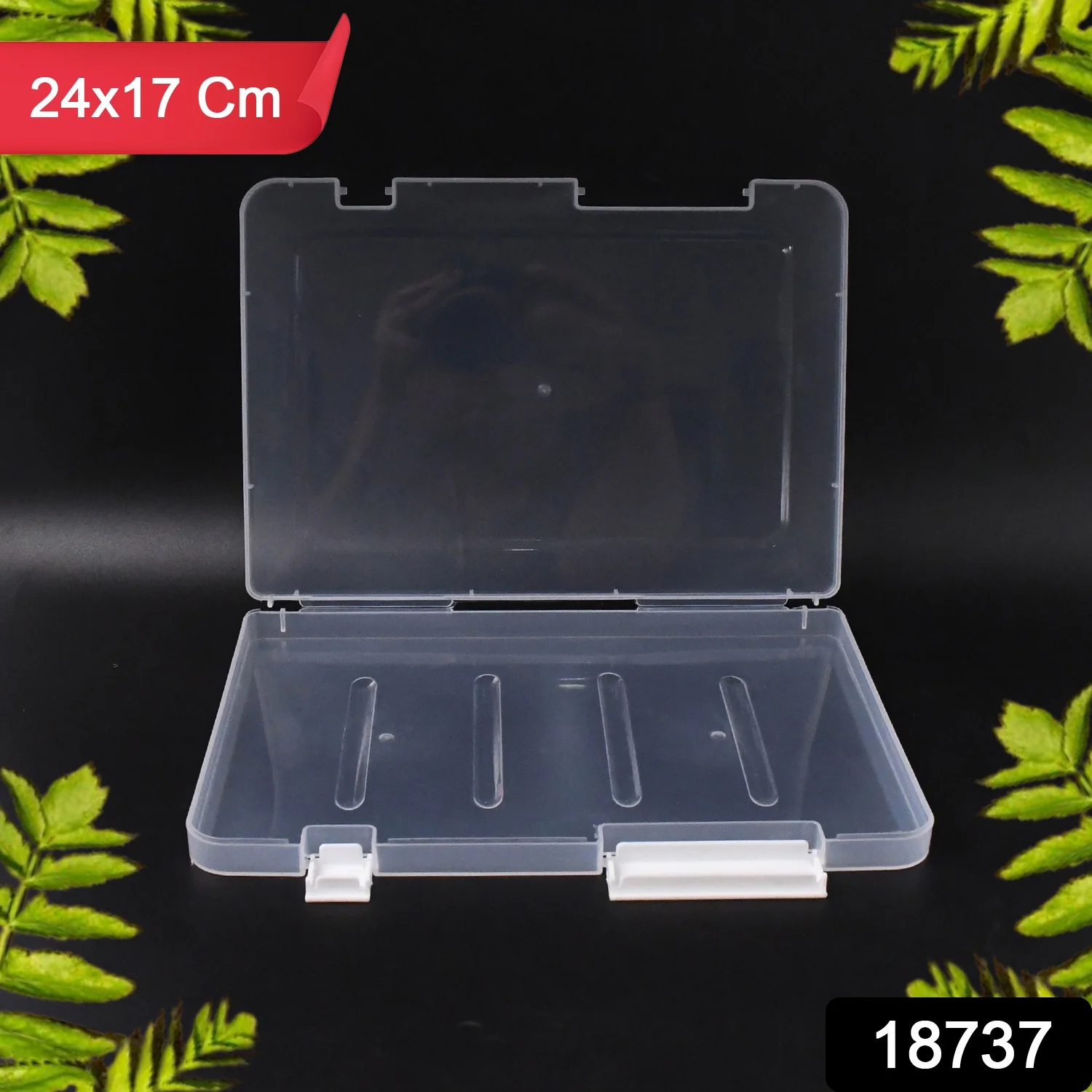 Document Holder File Organizer Box Storage Boxes Lids (1 Pc / 24×17 Cm) - Image 2