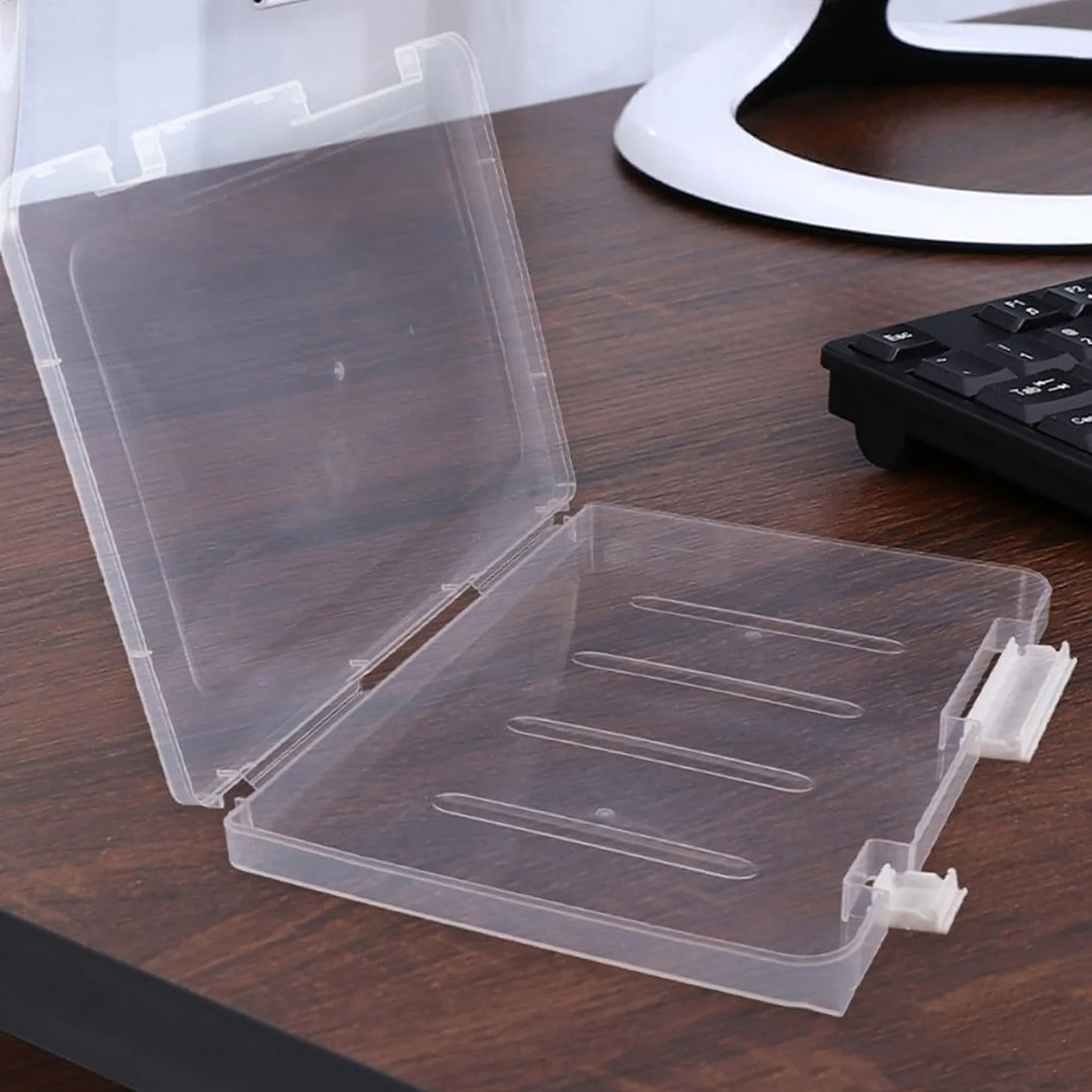 Document Holder File Organizer Box Storage Boxes Lids (1 Pc / 24×17 Cm) - Image 3