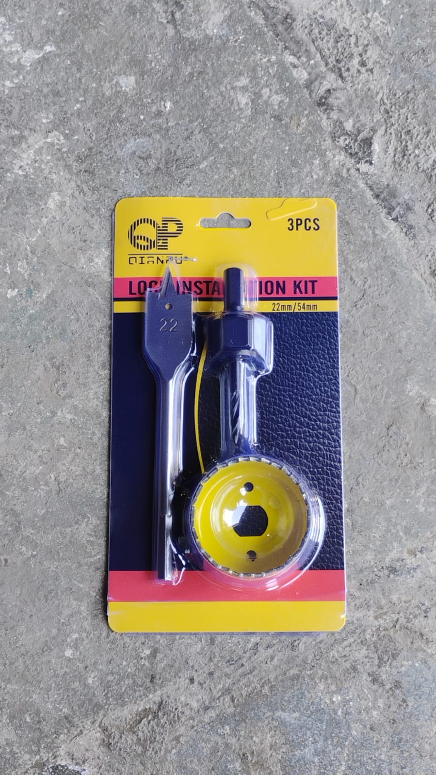 Door Lock Installation (22mmx150mm) Hole Saw Kit (1 Set) - Image 7