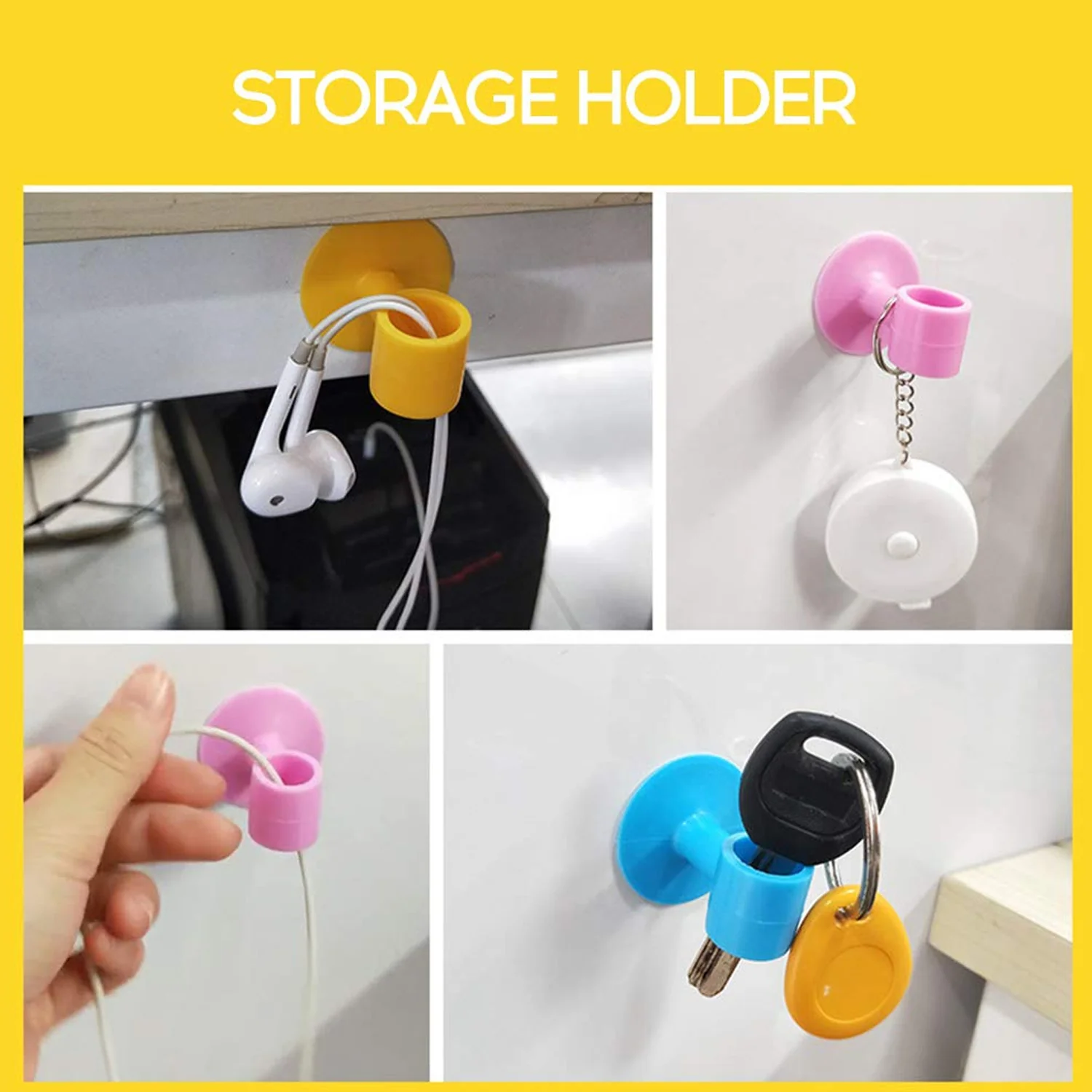 Door Stopper Mini Anti-Collision Silicone Door Handle Crash Pad - Image 6
