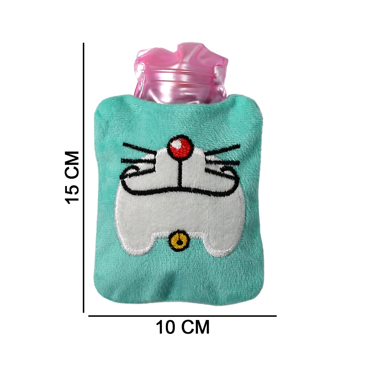 1 Pc Doremon Cartoon small Hot Water Bag with Cove - Image 7