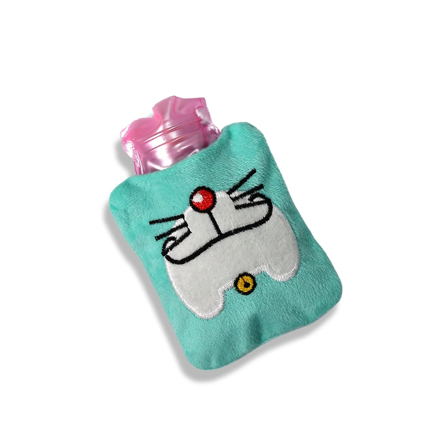1 Pc Doremon Cartoon small Hot Water Bag with Cove - Image 8