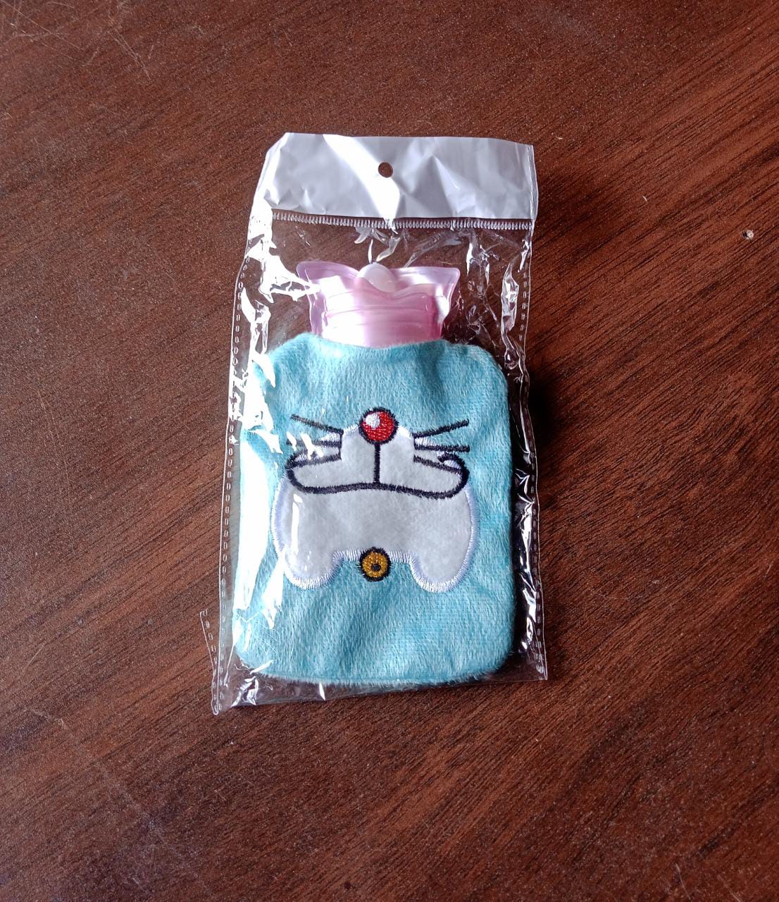 1 Pc Doremon Cartoon small Hot Water Bag with Cove - Image 9
