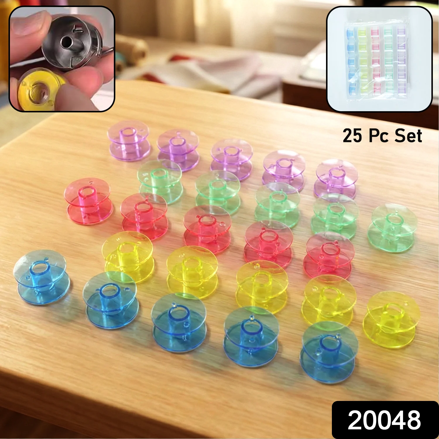 Doris Roller Sewing Machine Bobbin Set (25 Pc Set) - Image 2