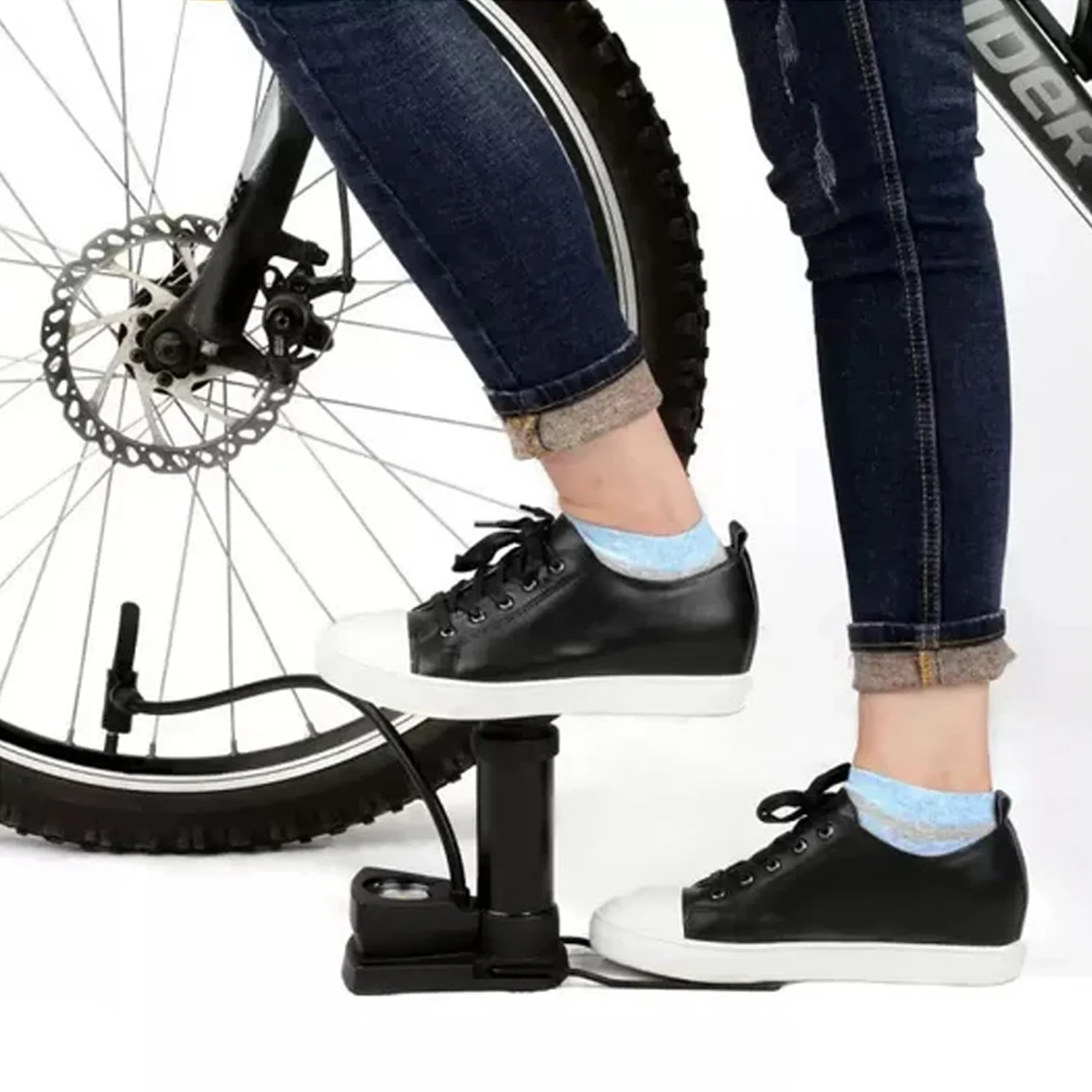 Double Cylinder Foot Air Pump (1 Set) - Image 3