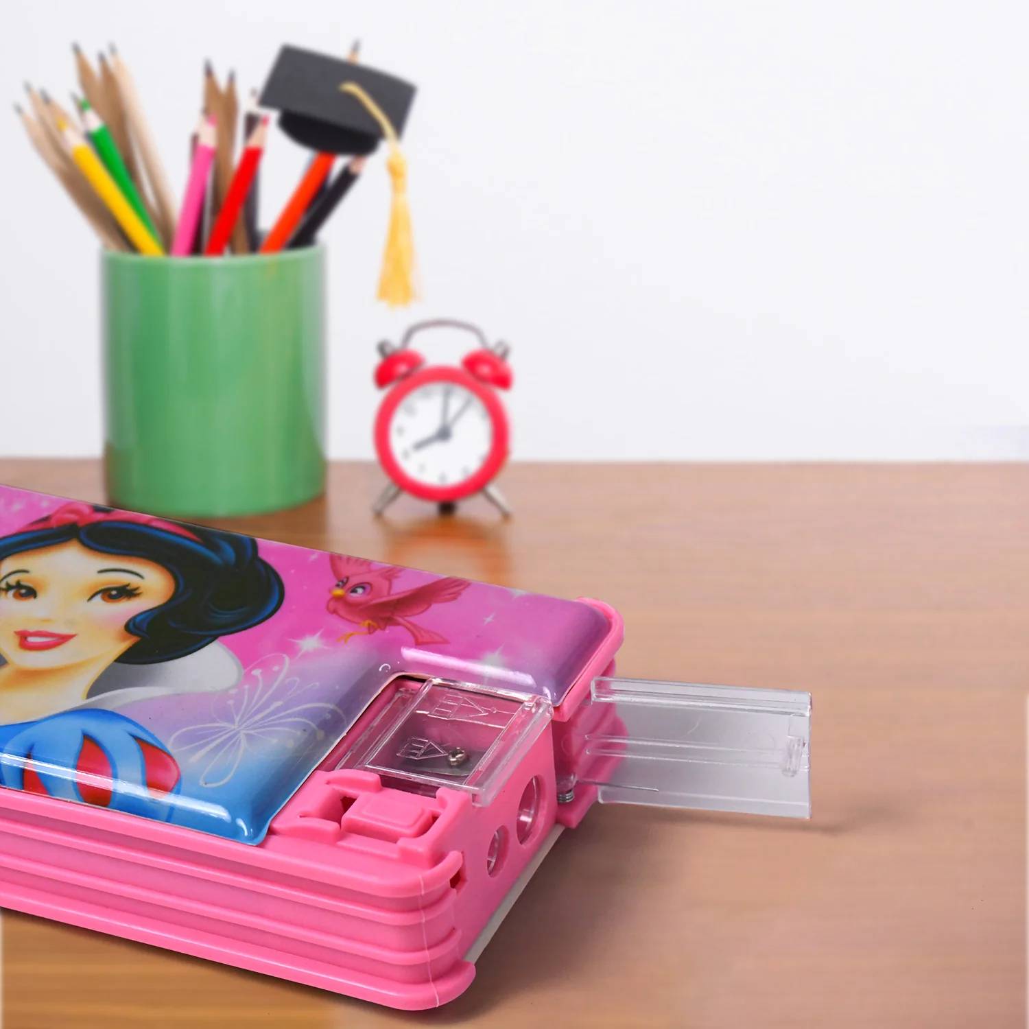Plastic Multipurpose Compass Box (1 Pc, Mix Design) - Image 9