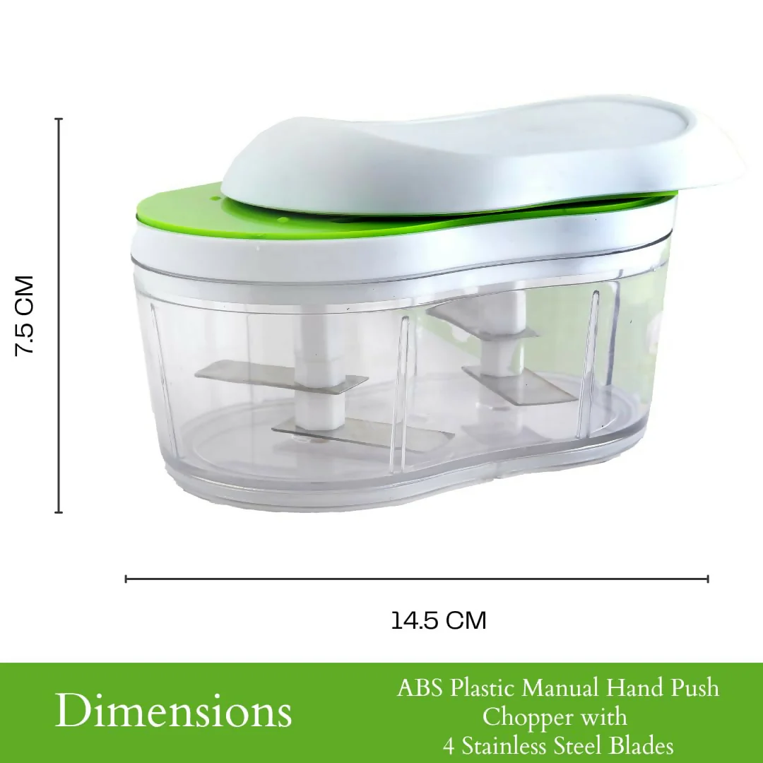 Double Dual Blade Vegetable Chopper (1pcs) - Image 3
