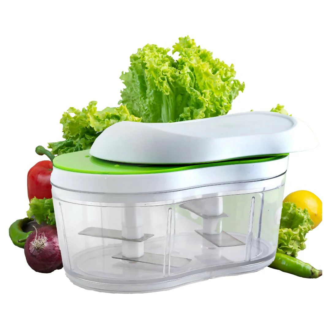 Double Dual Blade Vegetable Chopper (1pcs) - Image 5