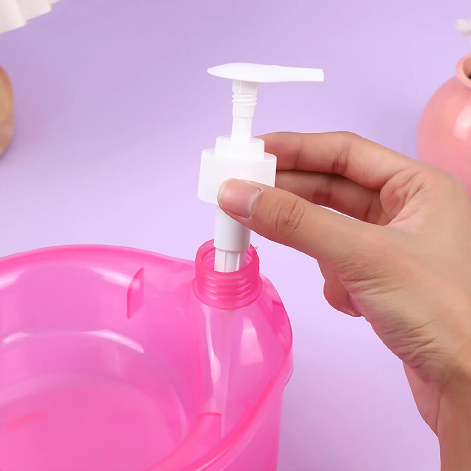 2 in 1 Double Layer Liquid Soap Dispenser with Pump and Sponge - Image 6