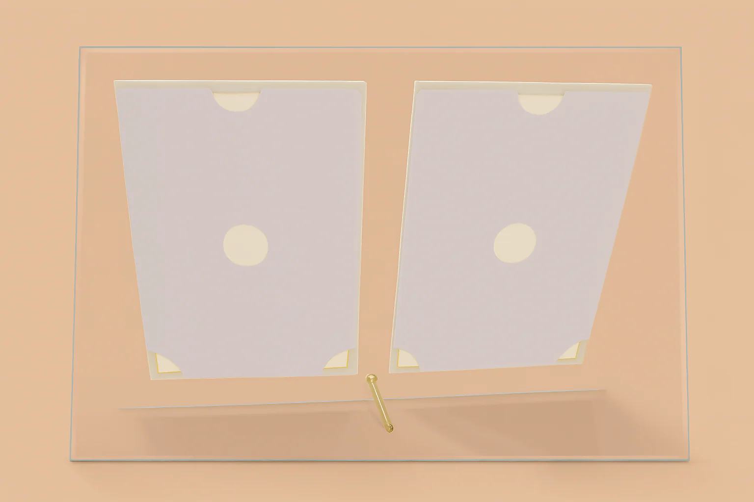 Double Photo Frame for 4x6 Pictures | Tabletop Display for Home & Gifting - Image 3