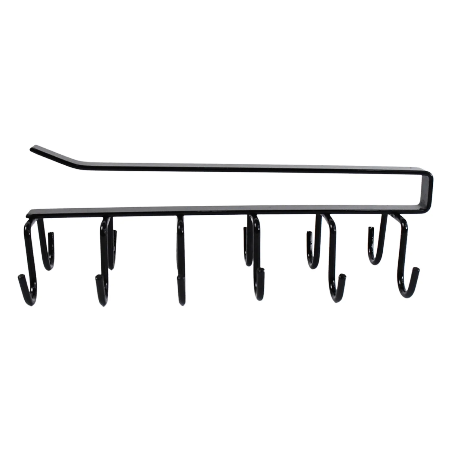 Double-Row Metal cupholder Rack, Multi-Purpose Iron Hanger with 6 Hooks (1 Pc) - Image 6