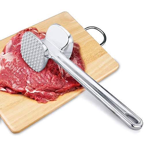 Double Sided Beef Steak Mallet (Aluminum): Meat Tenderizer Hammer - Image 3
