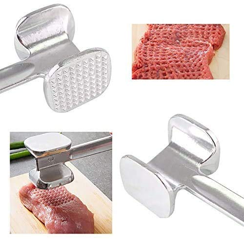 Double Sided Beef Steak Mallet (Aluminum): Meat Tenderizer Hammer - Image 5