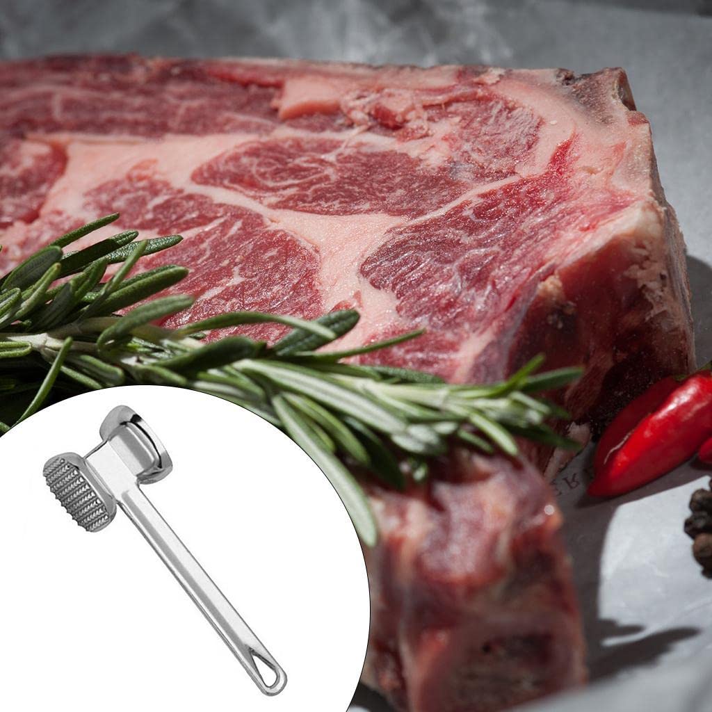 Double Sided Beef Steak Mallet (Aluminum): Meat Tenderizer Hammer - Image 6