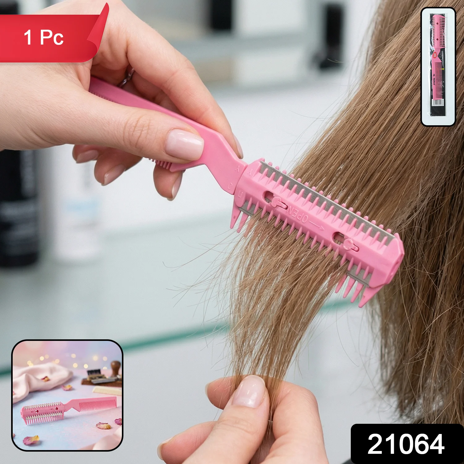 Double Sided Hair Cutting Comb 1 Pc – Professional Hair Thinning Comb - Image 2