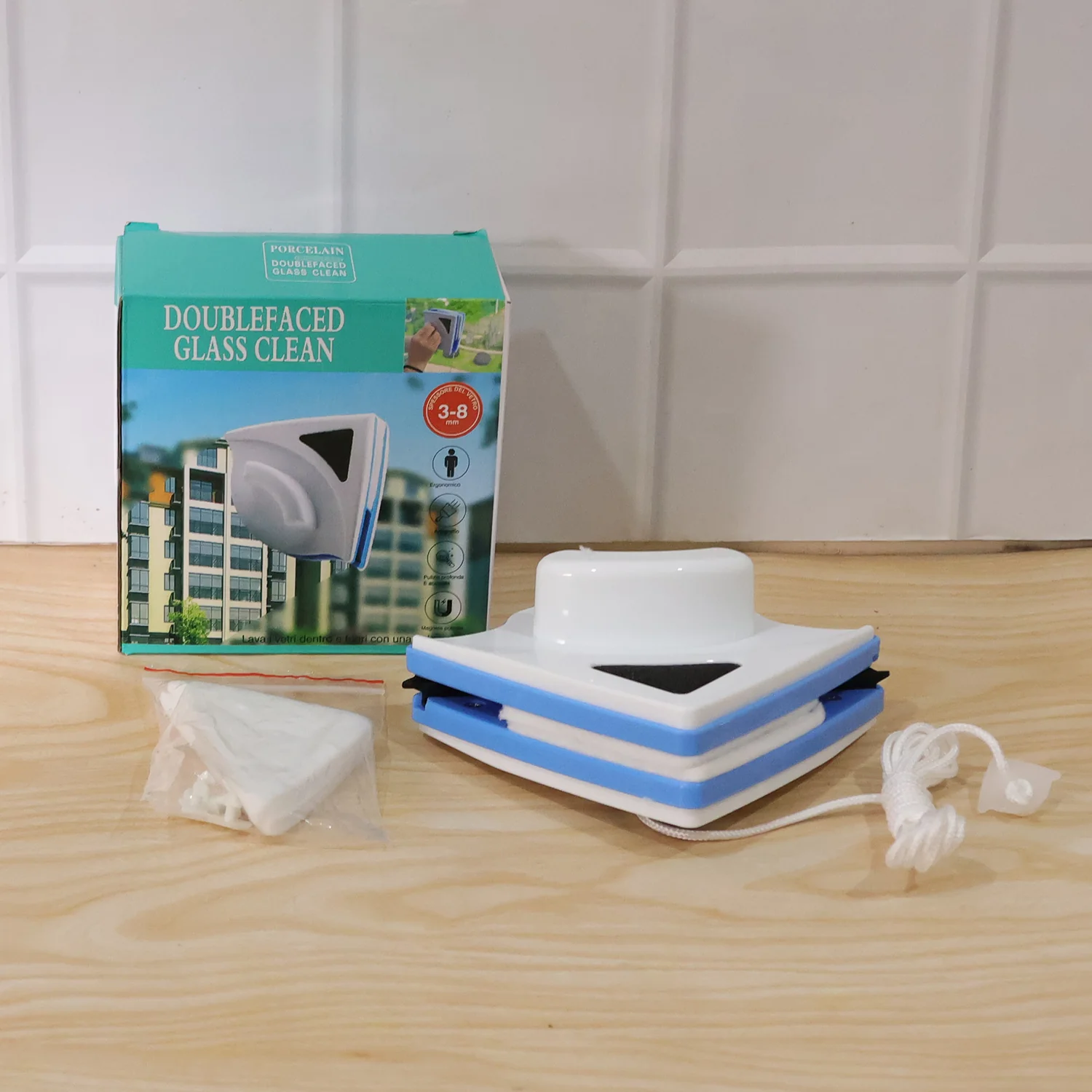 Double Sided Magnetic Glass Cleaner (1 Pc) - Image 9