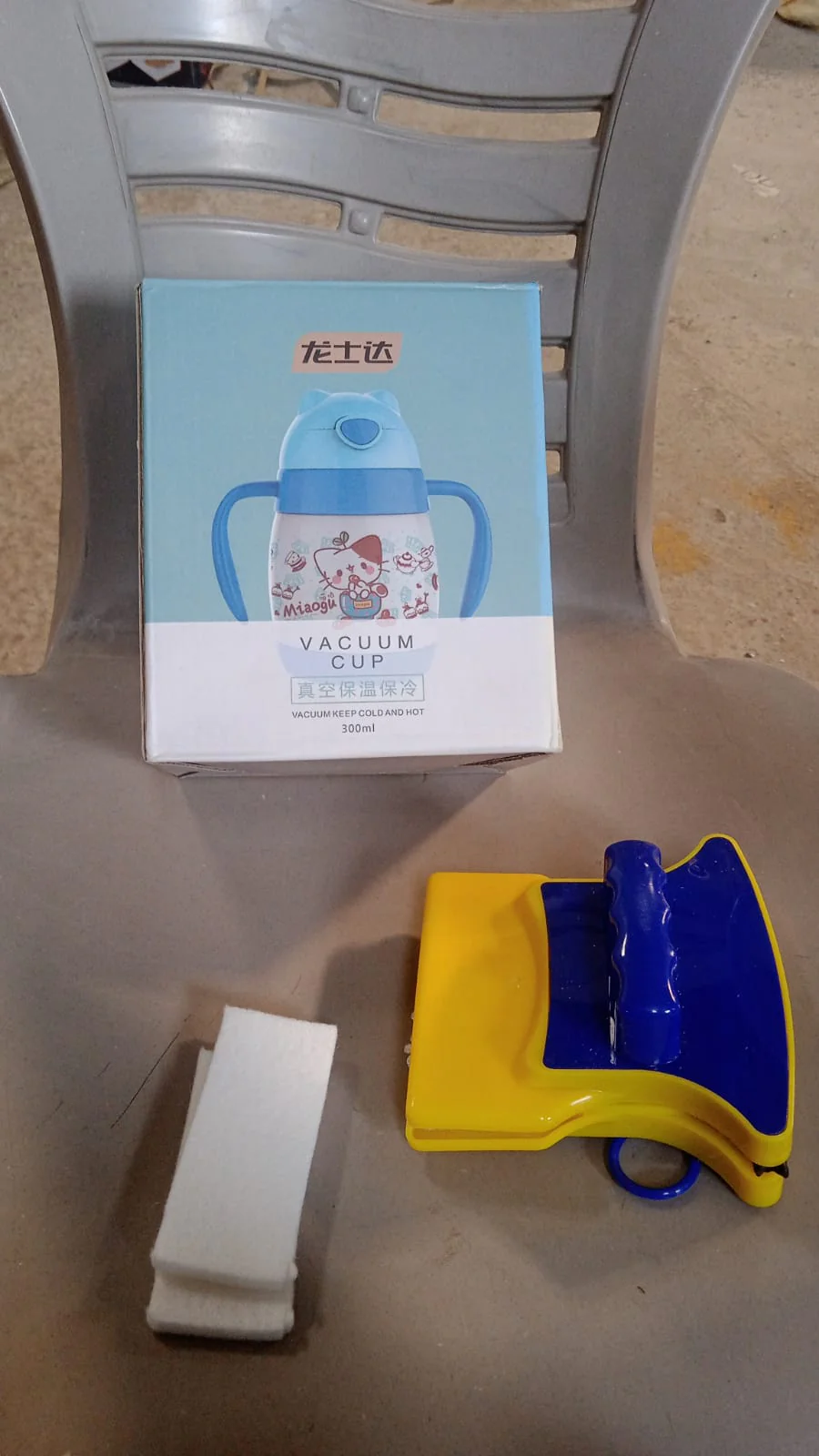Magnetic Glass Cleaner (1 Pc): Square, Double-Sided Wiper, 2 Extra Pads - Image 8