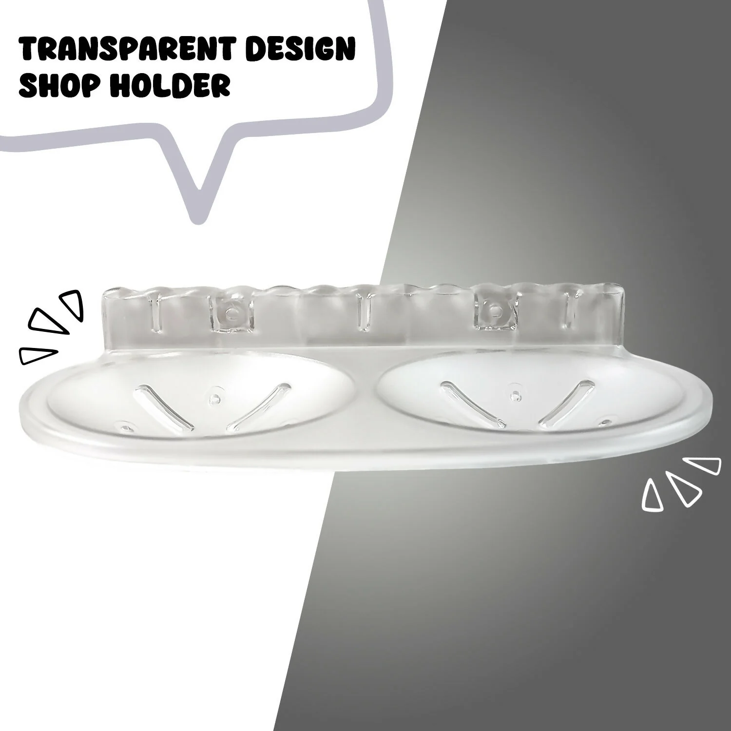 Double Soap Dish Holder ,Sabudani - Image 4