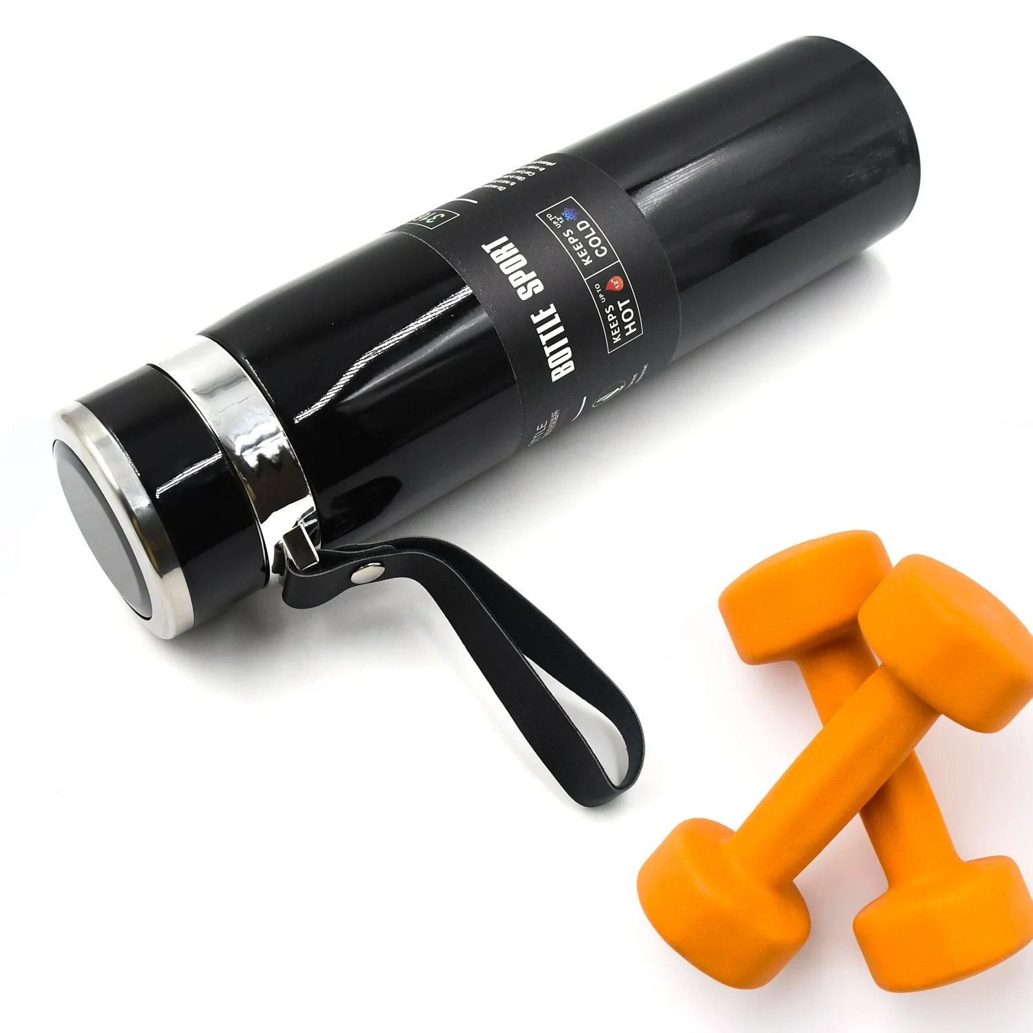 Double Stainless Steel Wall Flask Vacuum Insulated Water Bottle 1000ML - Image 3