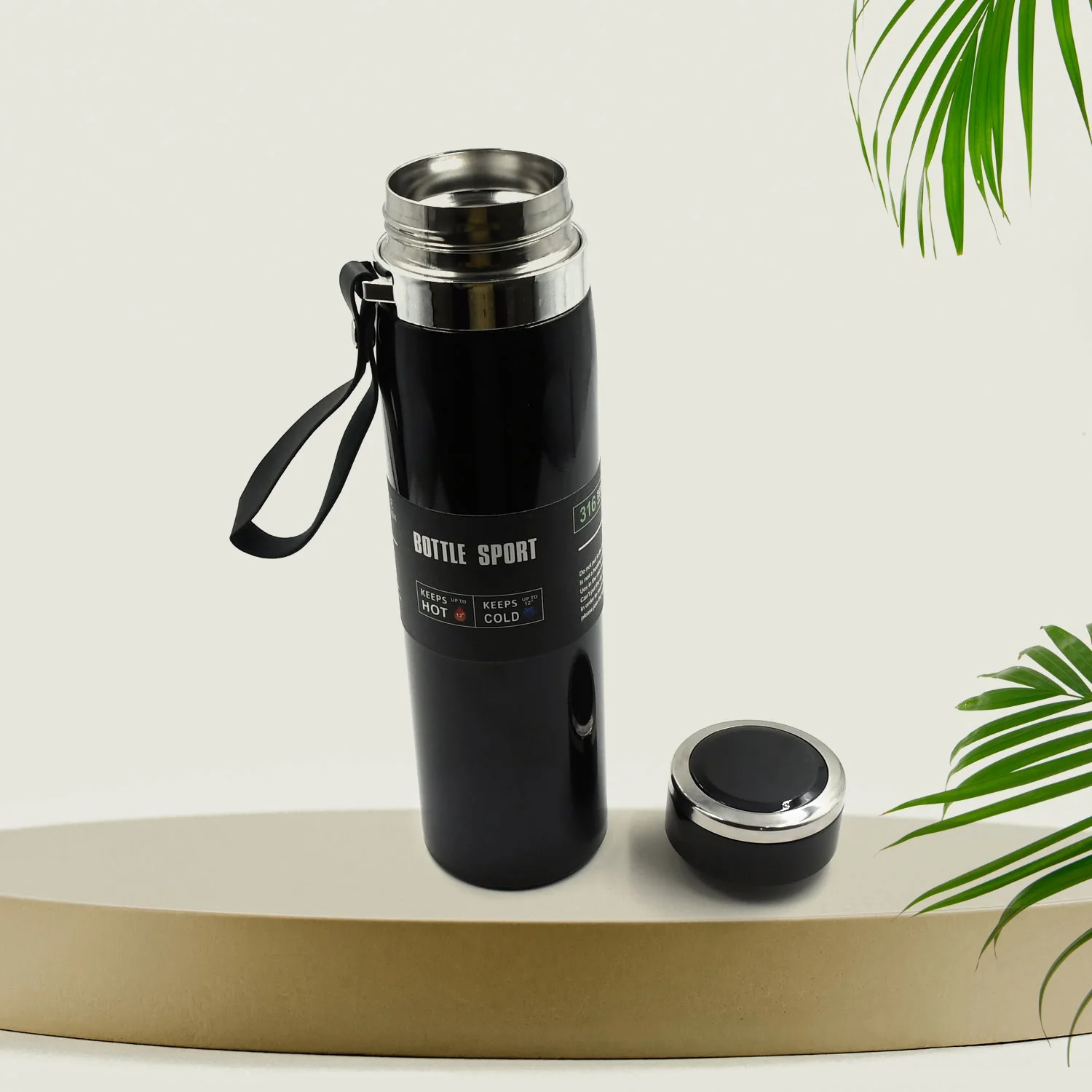Double Stainless Steel Wall Flask Vacuum Insulated Water Bottle 1000ML - Image 7