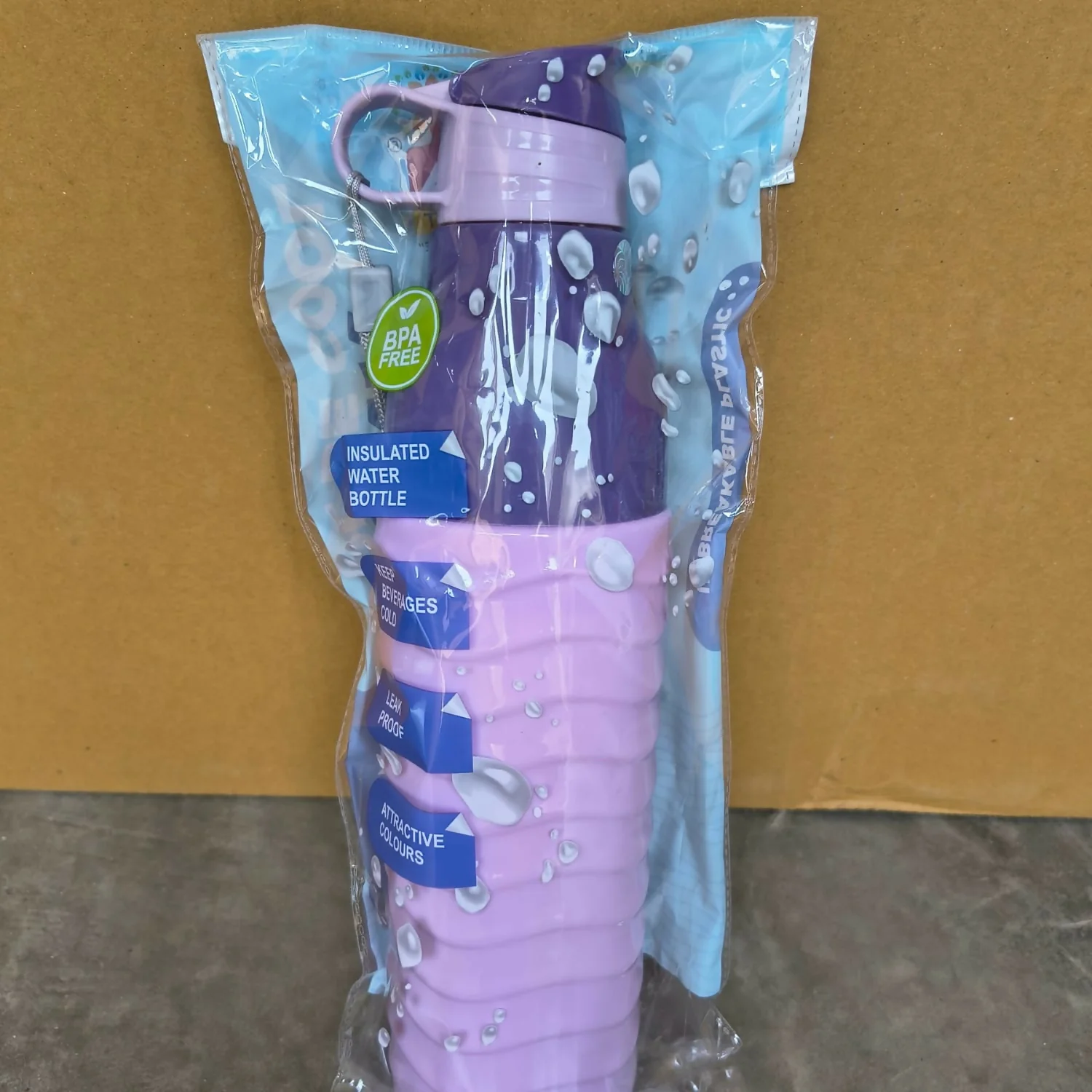 Double Wall Insulated Water Bottle with Grip Leak-Proof Thermos Flask for Gym Office & Travel (1000ml) (Any One Bottle) - Image 5