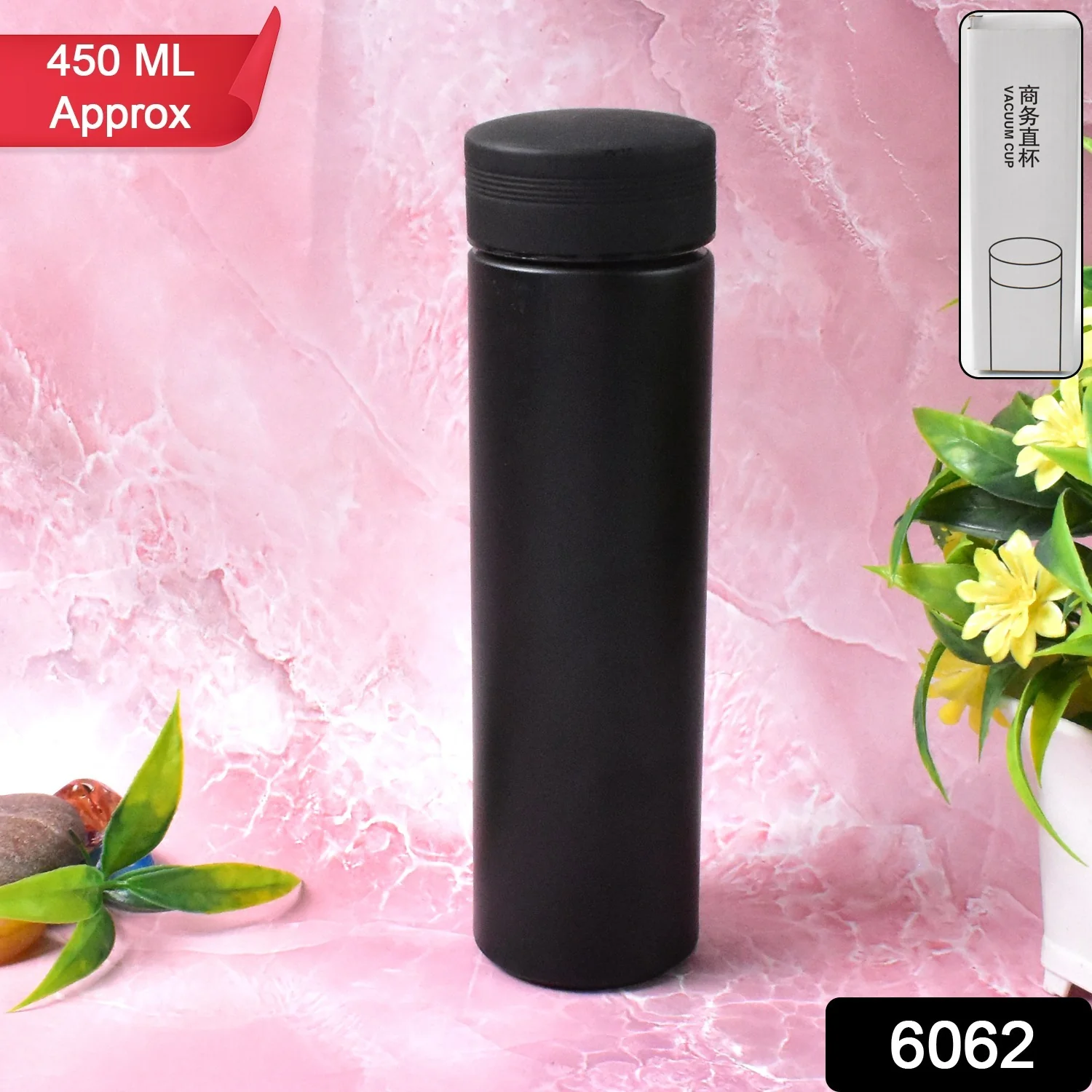 Double Wall Stainless Steel Flask / Water Bottle (450 ml approx) - Image 2