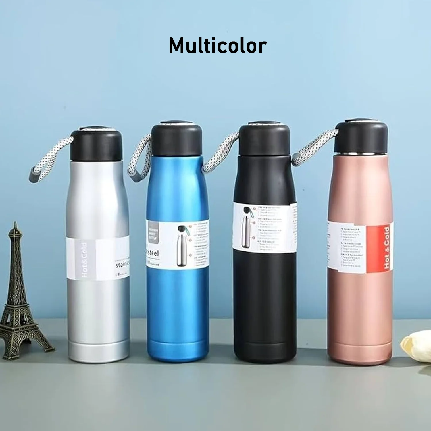 Double Wall Vacuum Insulated Water Bottle (550 ML) - Image 4