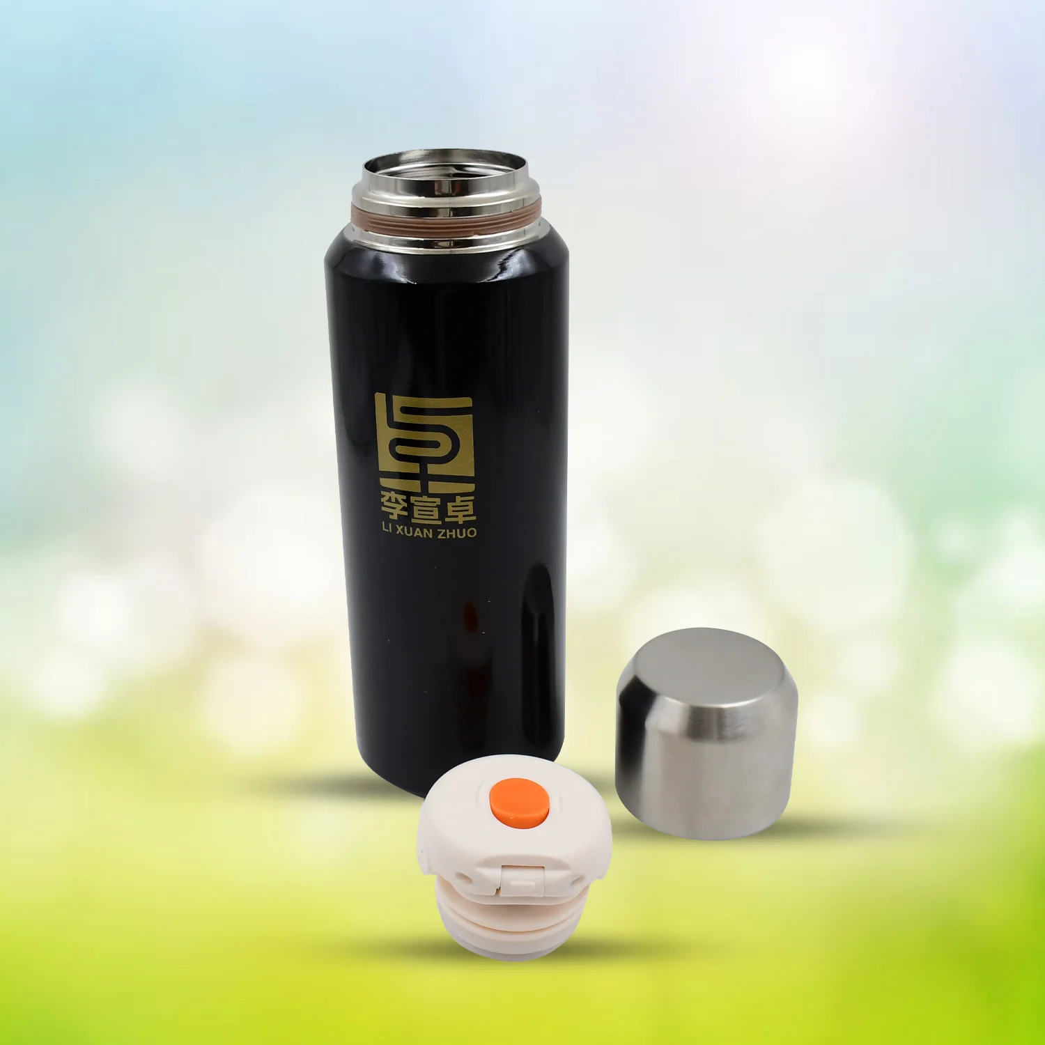 Double Walled Insulated Hot and Cold Water / Tea / Coffee Thermal Bottles (600 ML) - Image 4