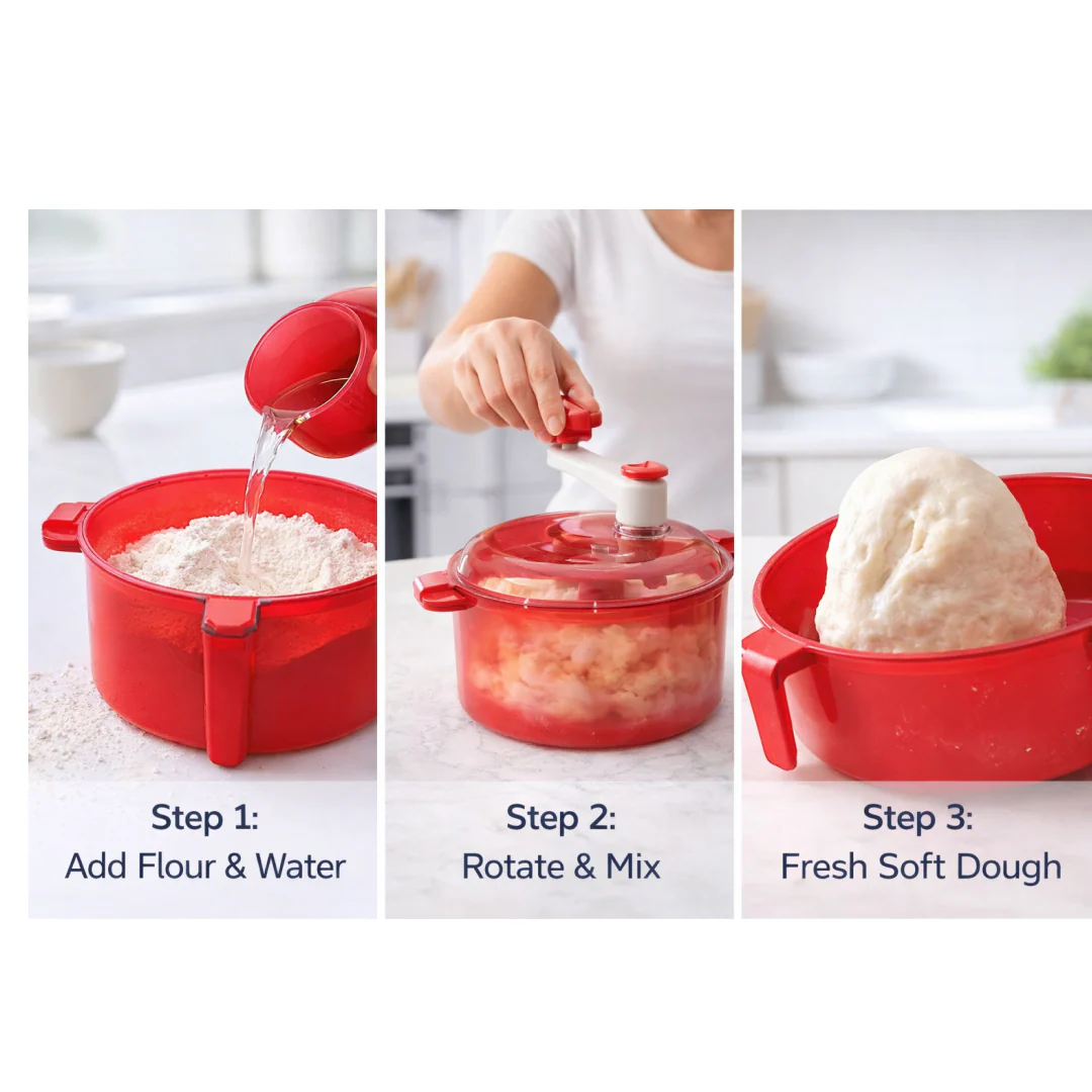Dough Maker Machine With Measuring Cup (Atta Maker) - Image 3