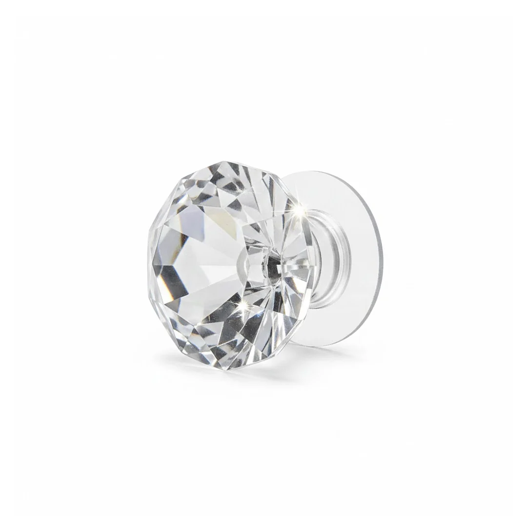 Clear Diamond Crystal Cabinet Knob & Pull Handle (1 Pc) - Image 7