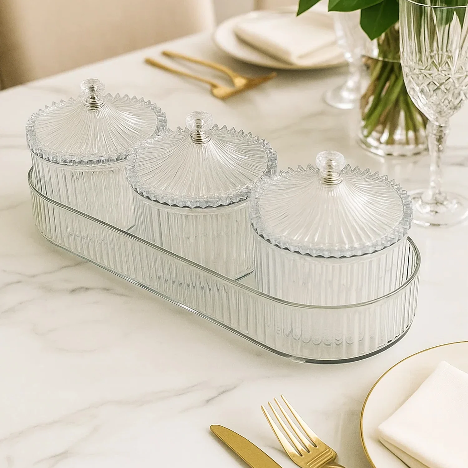 Dry Fruit & Snack Storage - (3 Pc / Set) - Image 4