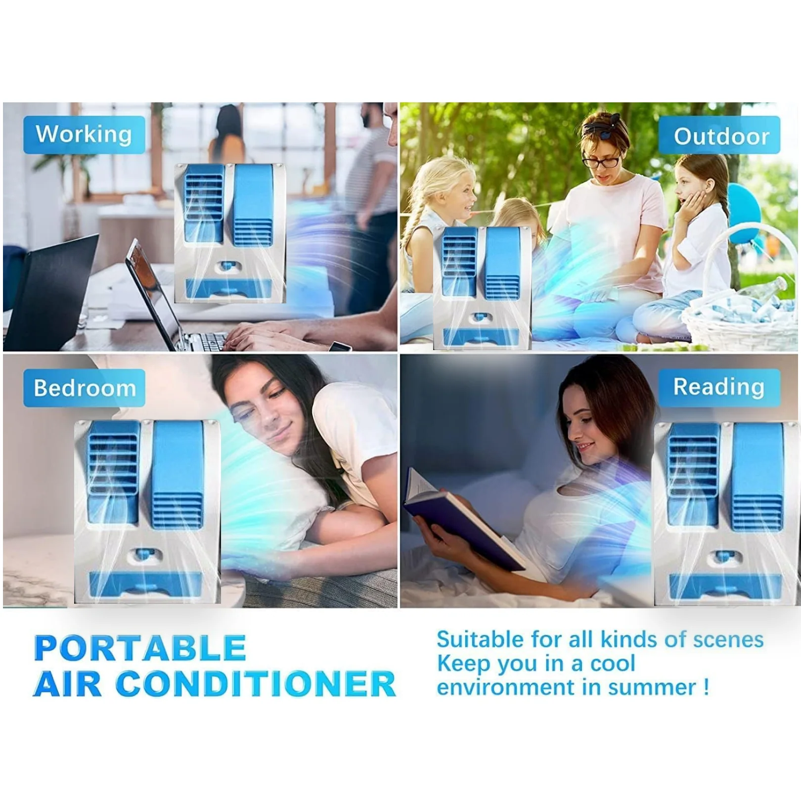 Dual Bladeless Mini Air Conditioner - Image 9
